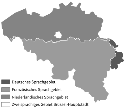 Die vier Sprachgebiete