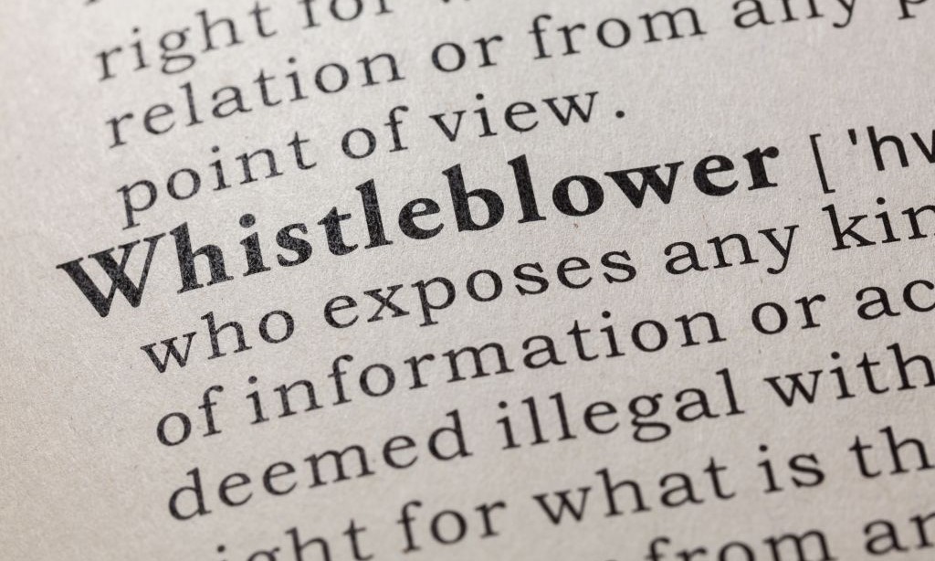 Auszug aus dem Wörterbuch zum „Whistleblower“
