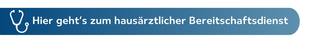 Banner mit Verlinkung zum hausärztlichen Bereitschaftsdienstes